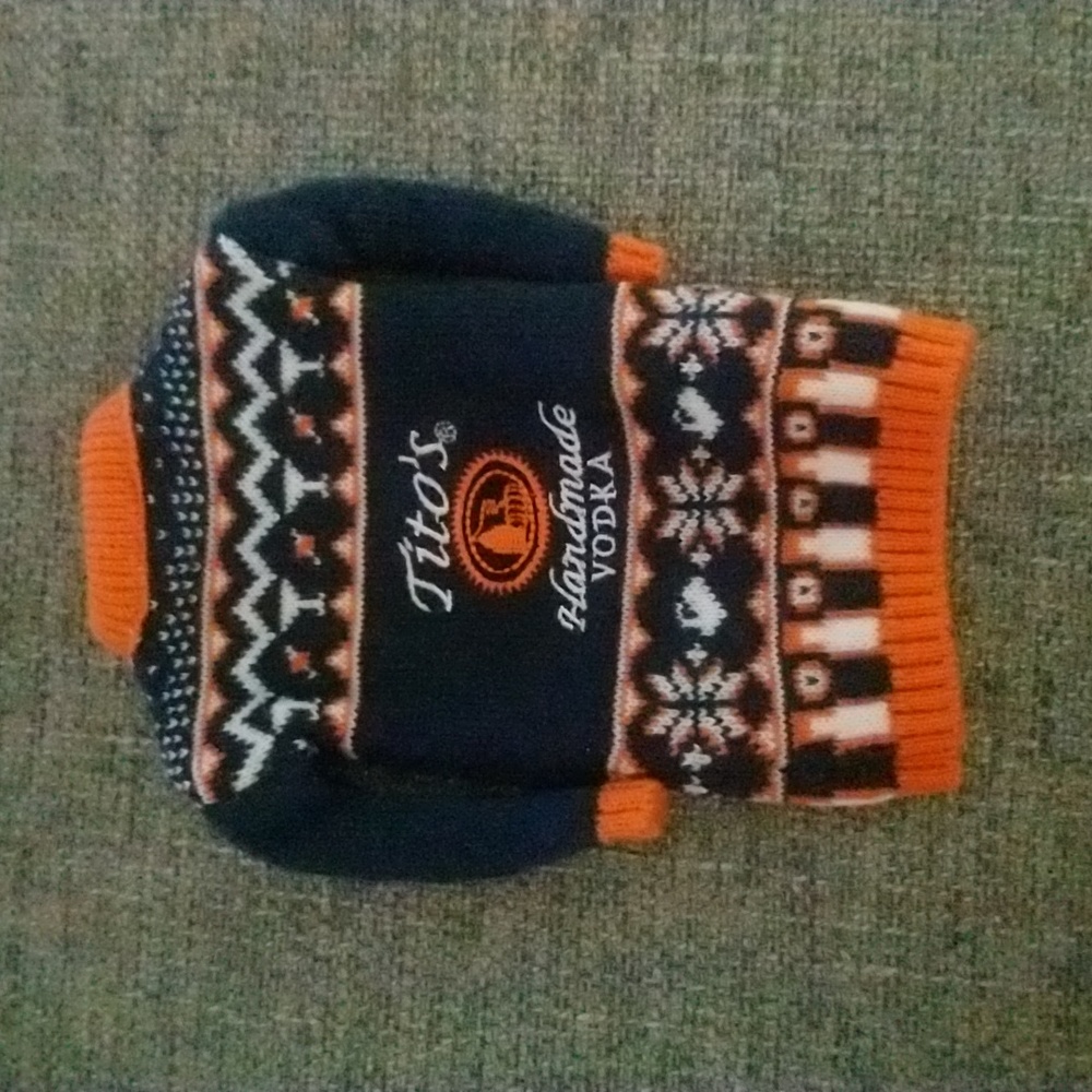 FREE WITH ANY PURCHASE Tito's Novelty Bottle Sweater